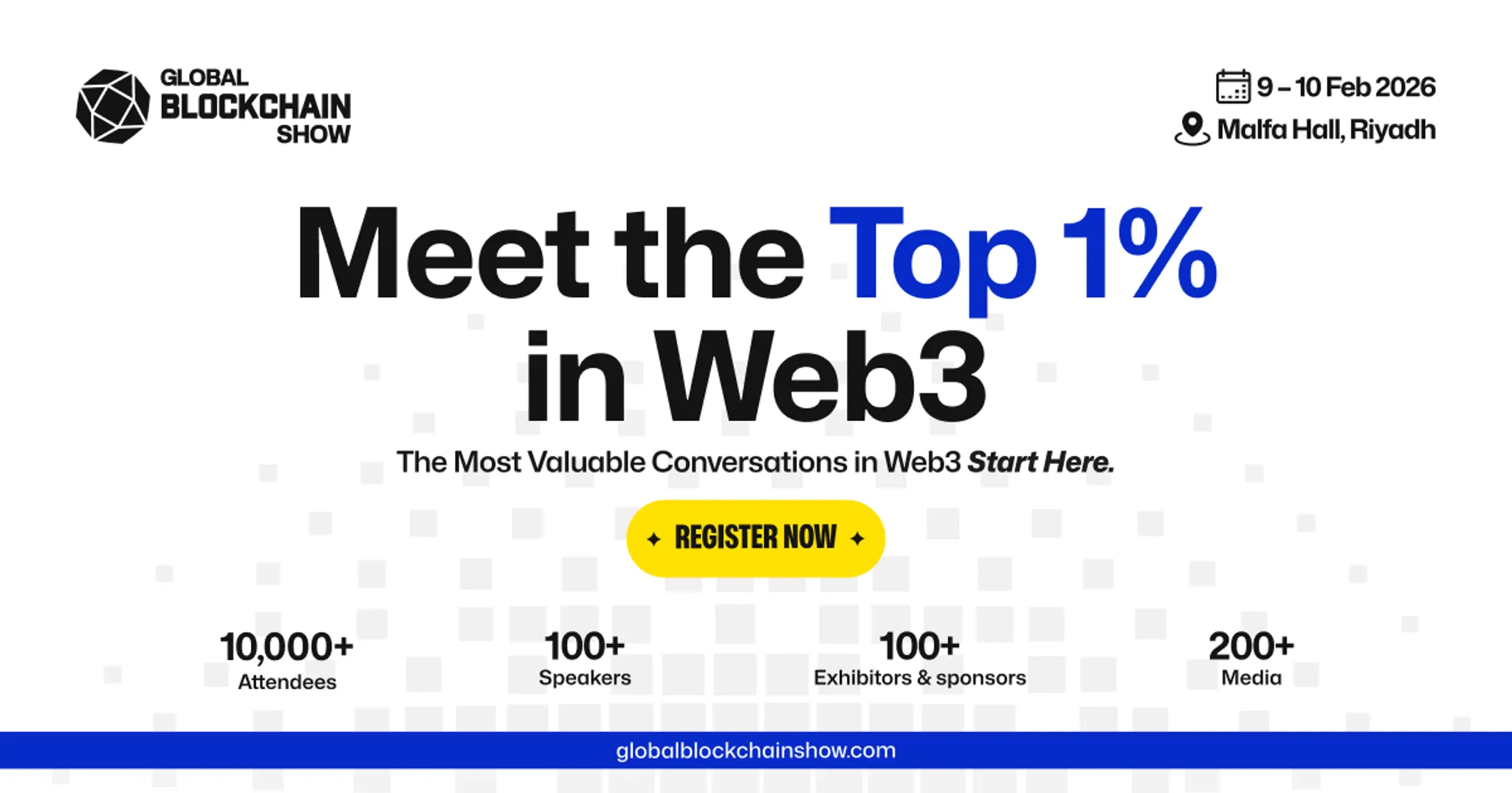 Global Blockchain Show Riyadh - February 2026